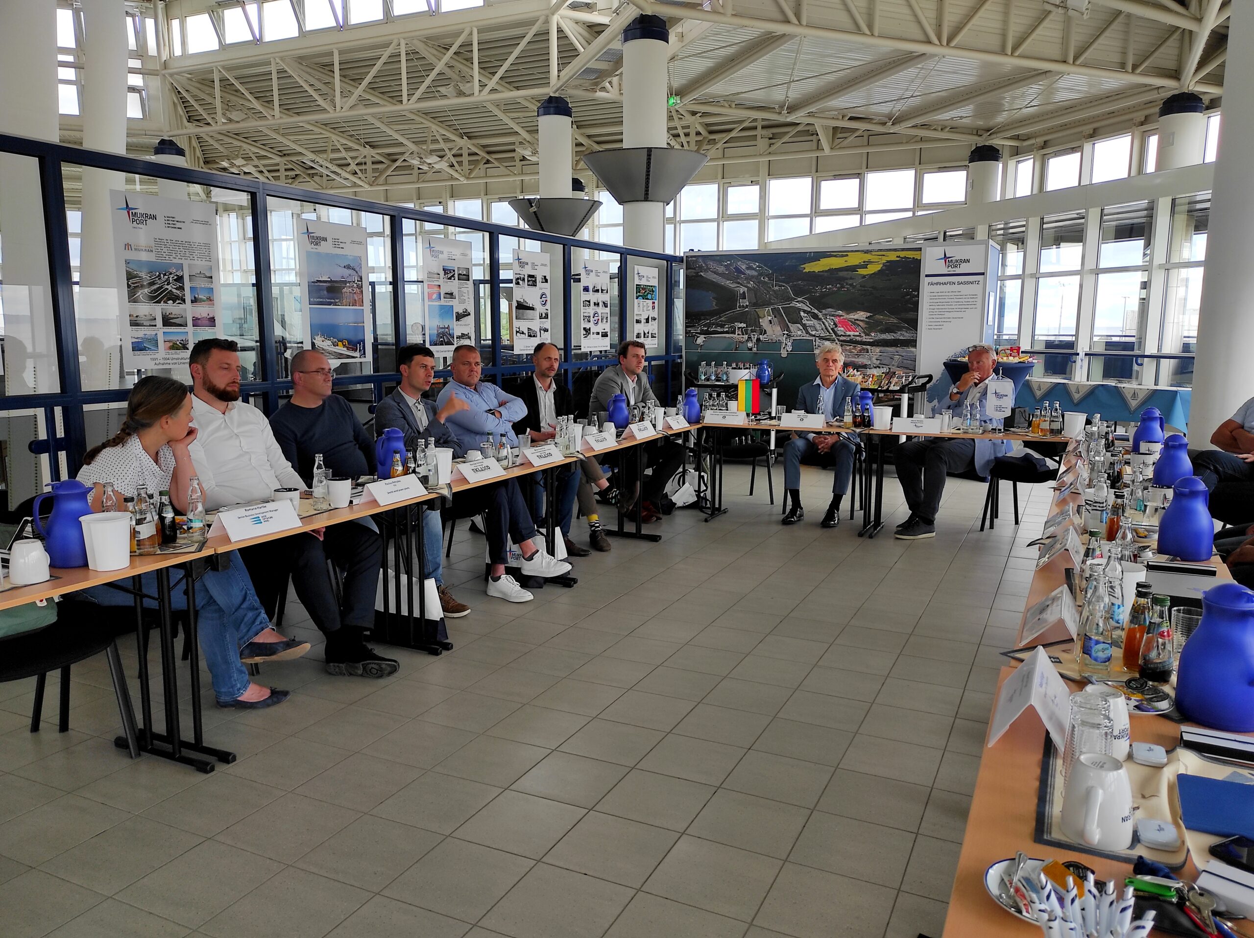 Mukrano uoste – pažintis su uosto infrastruktūra jūrinėms vėjo jėgainėms