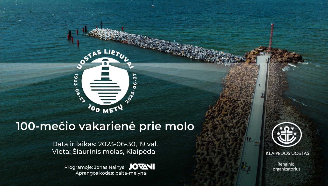 Klaipėdos uostas kviečia į 100-mečio vakarienę prie molo