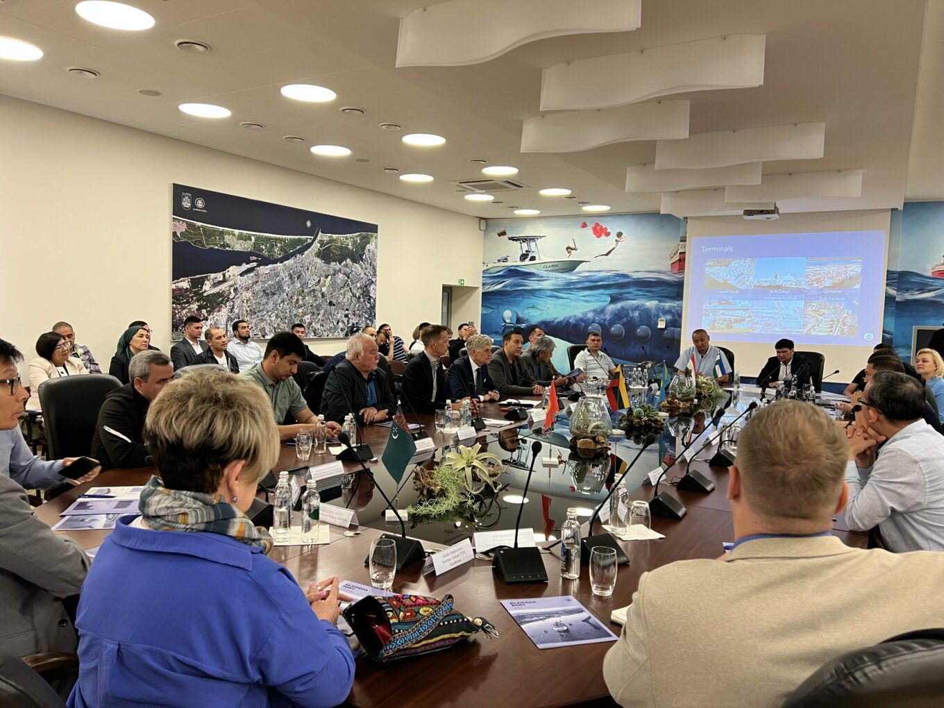 Klaipėdos uoste – Centrinės Azijos valstybių delegacija