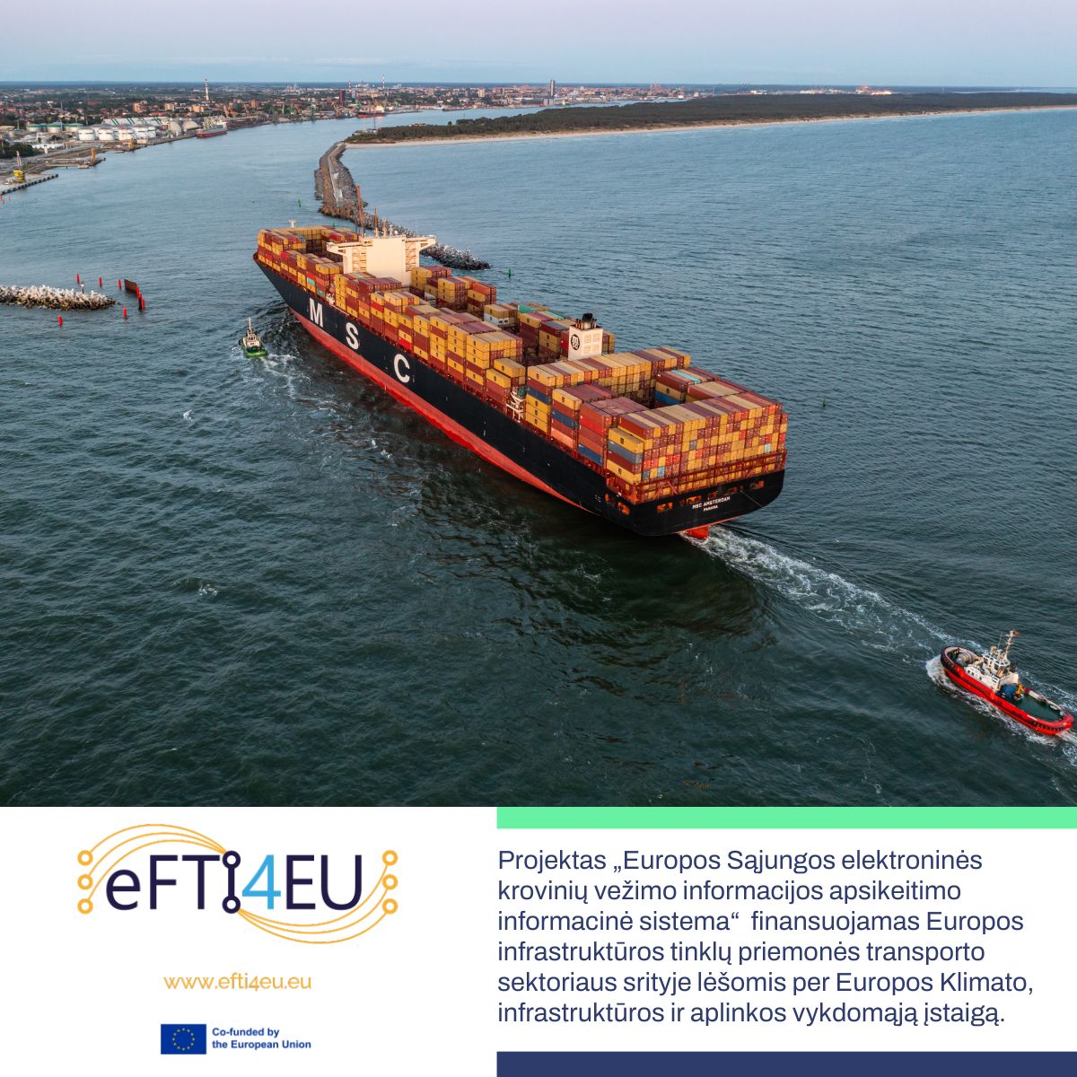 Uosto direkcijai – Europos Sąjungos finansavimas informacinių sistemų integracijai