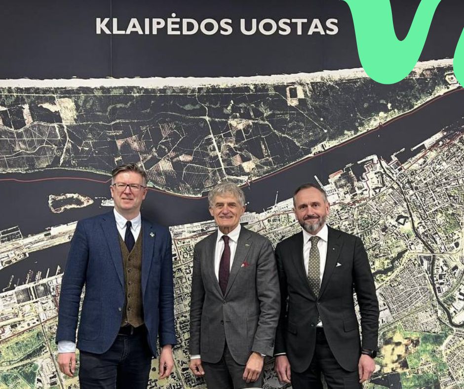Klaipėdos uostas pristatomas Estijos ambasadoriui