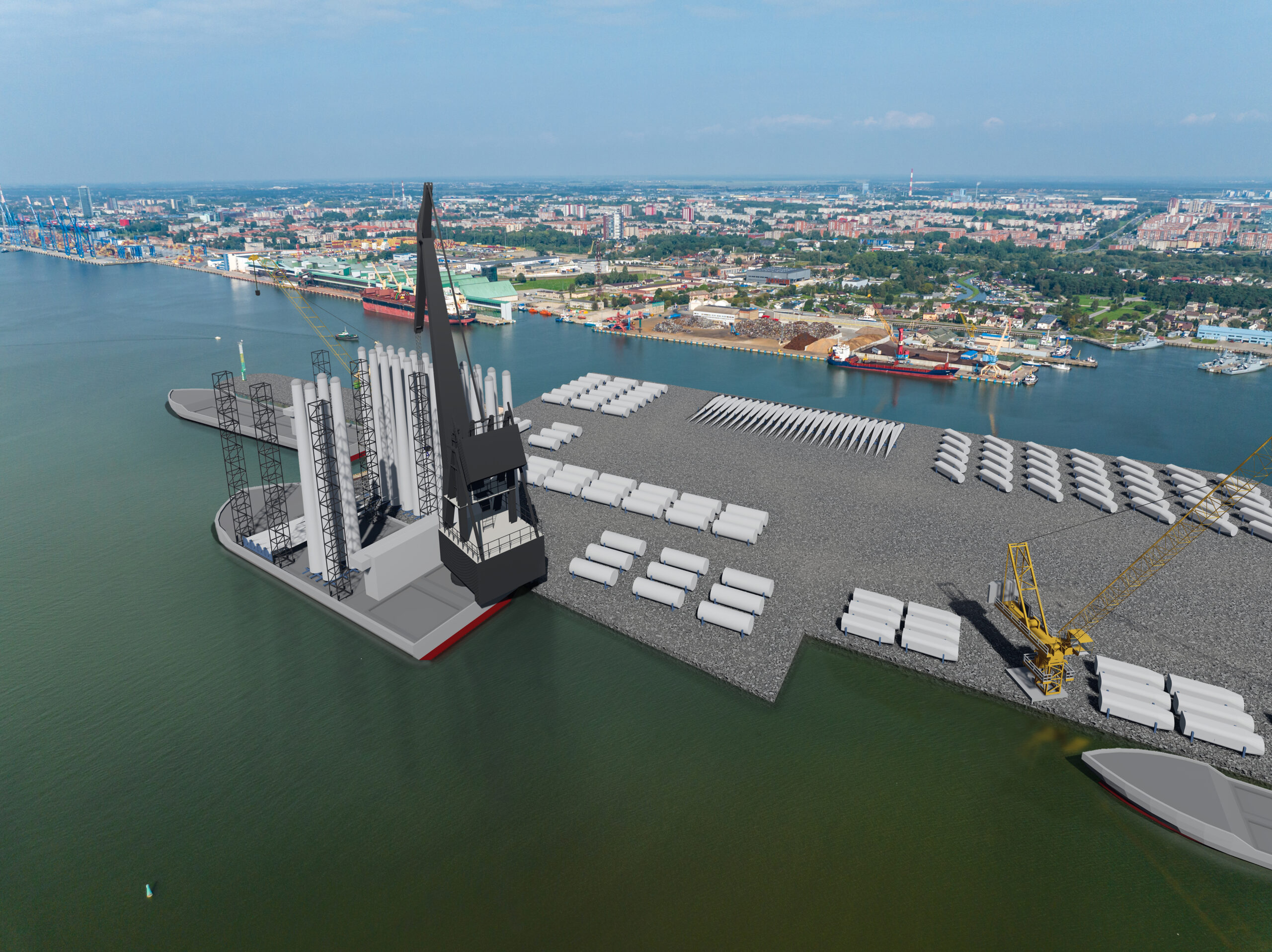 Klaipeda Port announced a tender for the construction of an offshore wind marshaling harbour