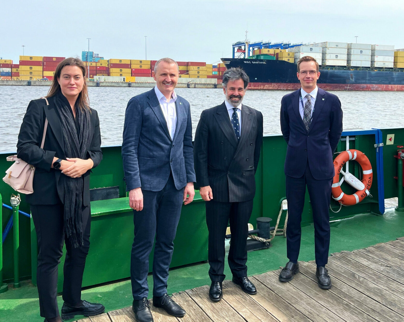 Klaipėdos uoste – Italijos ambasadorius