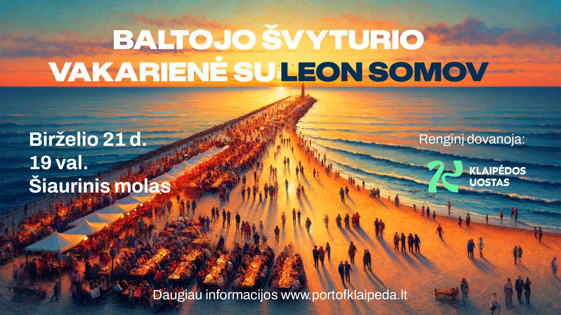 Baltojo švyturio vakarienė su Leonu Somovu: viskas, ką reikia žinoti ketinantiems dalyvauti