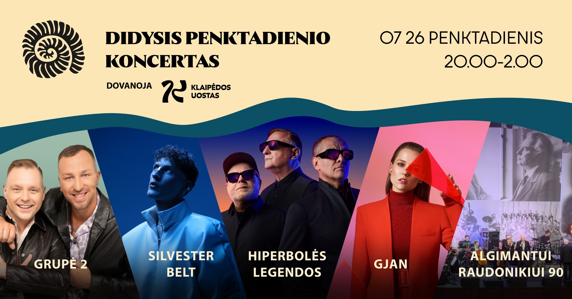 Uosto direkcija kviečia į jubiliejinę jūros šventę – uostamiestyje skambės legenda tapę kūriniai