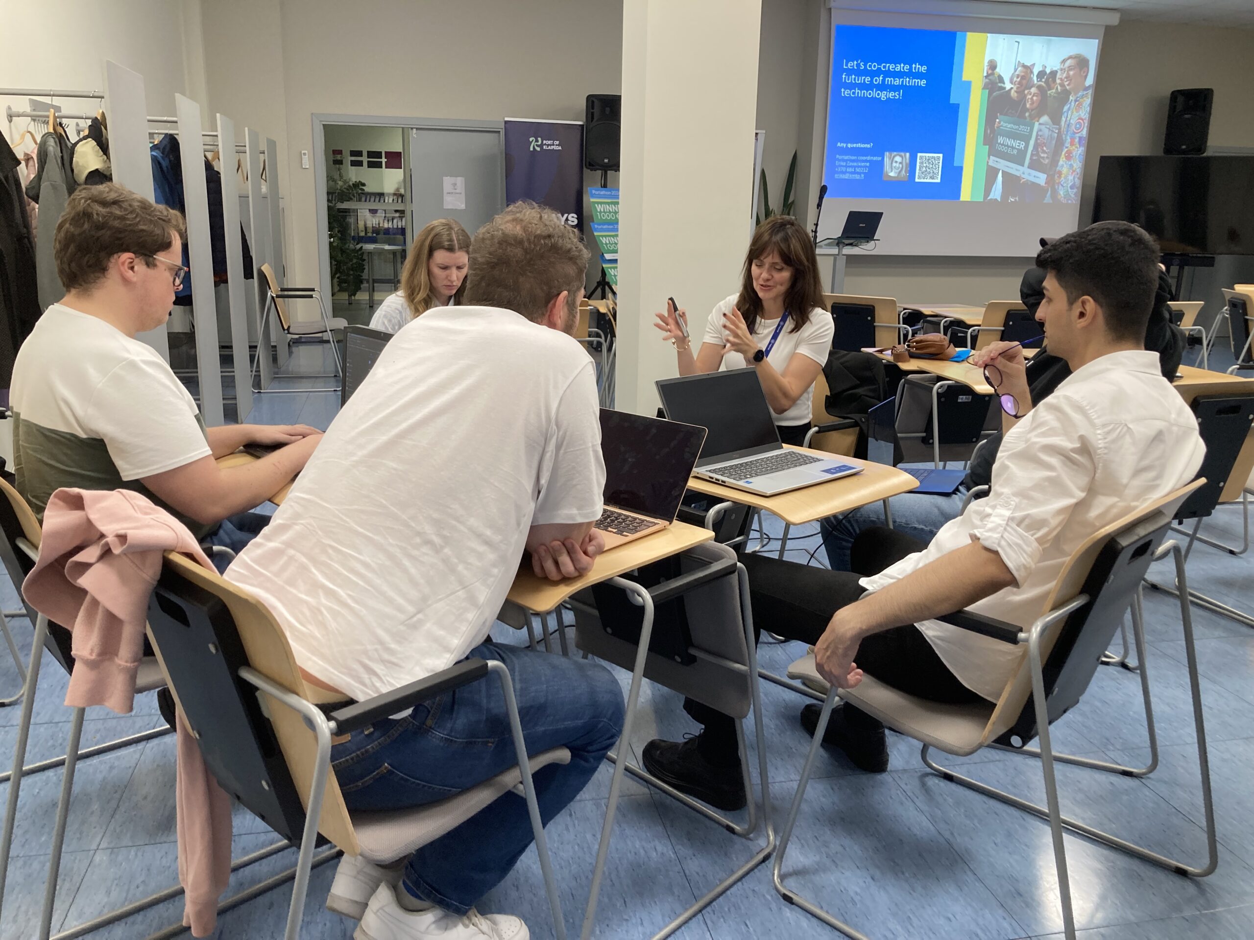 Septintasis inovacijų maratonas „Portathon 2025“: technologiniai  saugumo ir tvarumo sprendimai  uos...