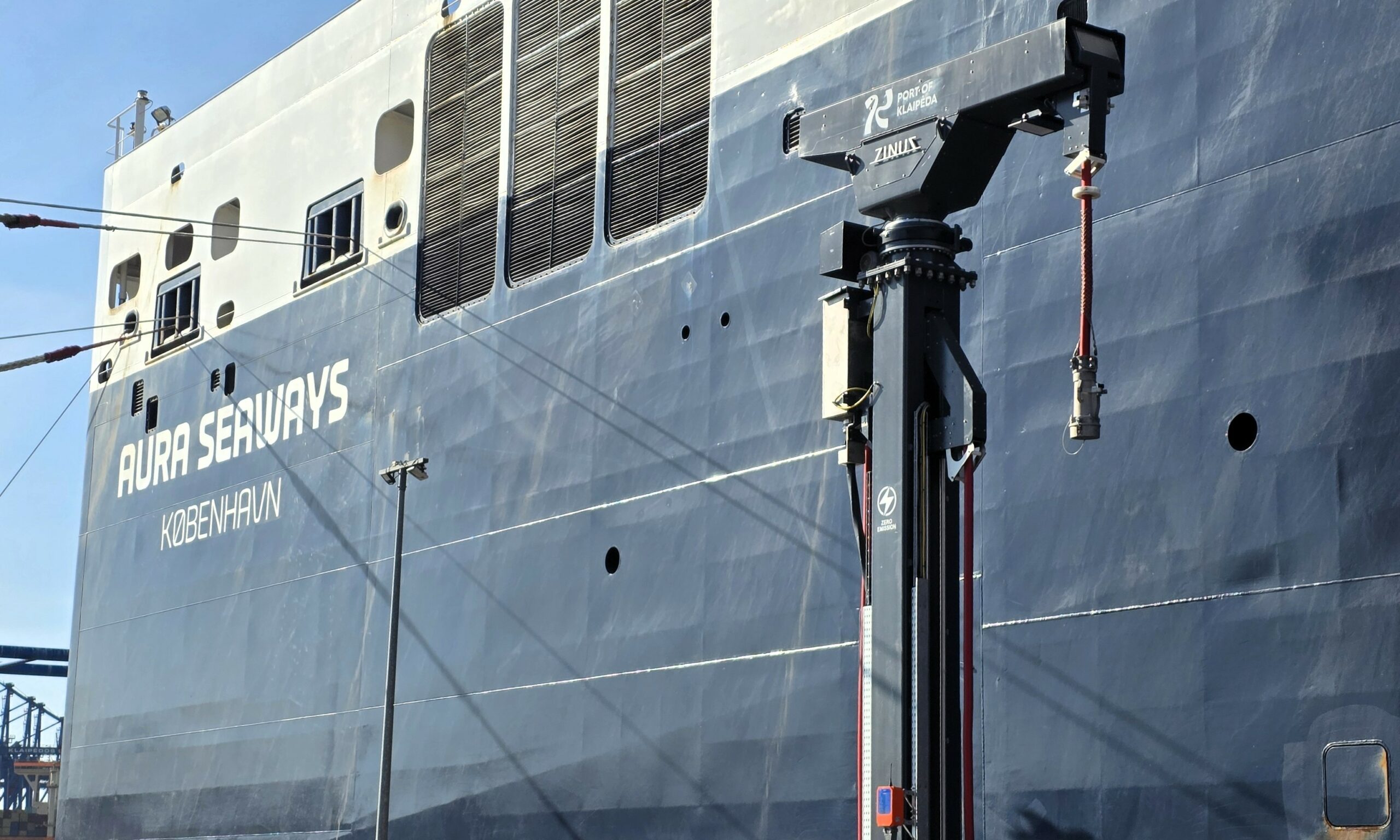 Less engine noise at the Port of Klaipėda: shore power supply coming soon