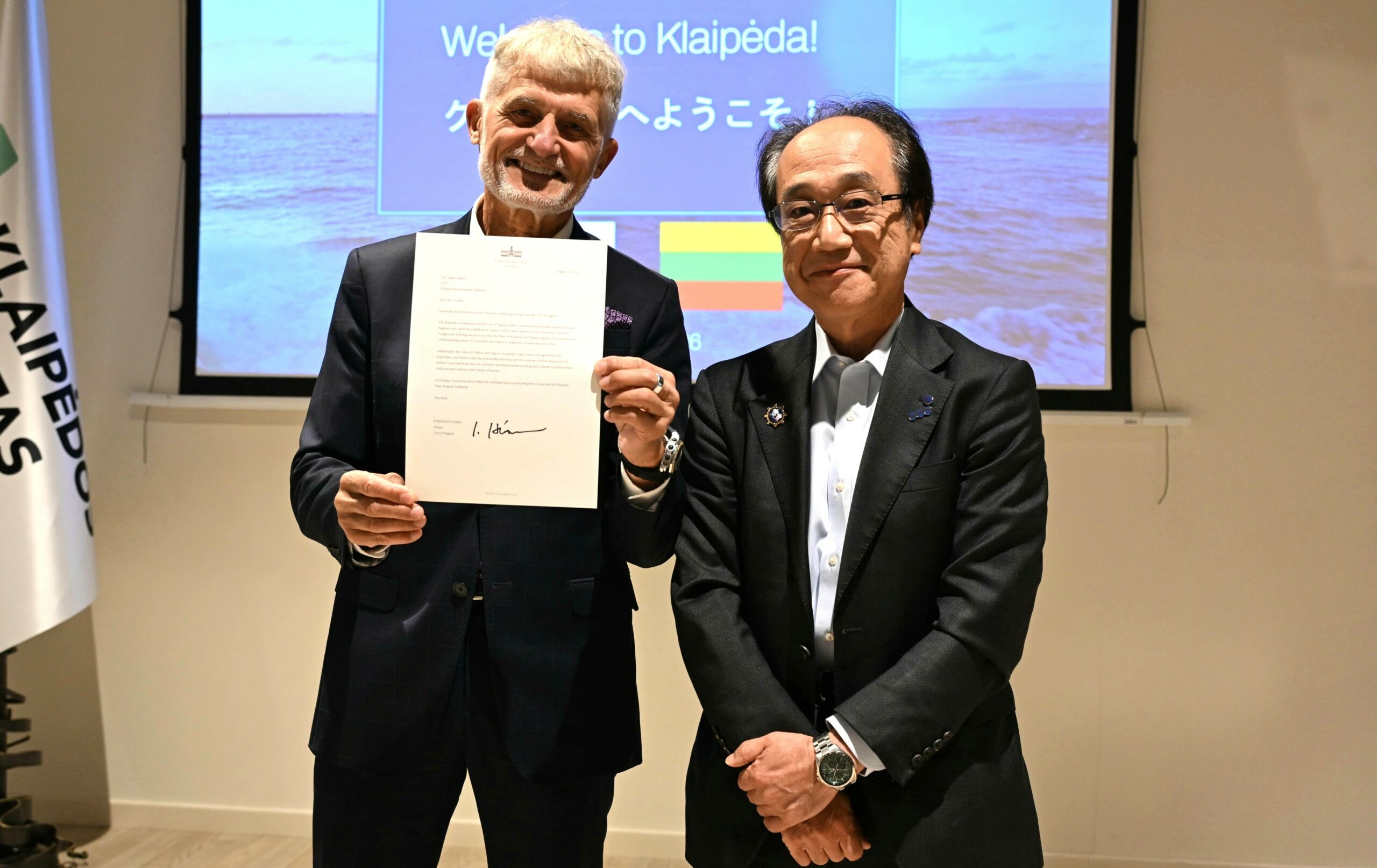 Klaipėdos uoste – Japonijos transporto ir logistikos verslo atstovų delegacija: stiprinami bendradarbiavimo ryšiai