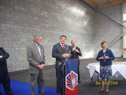 Prancūzijos Fecamp uoste iškilmingai atidarytas generalinių krovinių sandėlis „Lietuva“