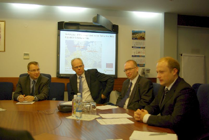 Uosto direkcijoje įvyko TEN-T programos Jūrų greitkelių projekto „Klaipeda–Karlshamn“ įvadinis posėdis