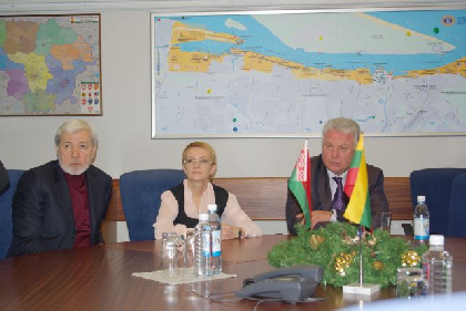 Uosto direkcijoje įvyko susitikimas su Baltarusijos kompanijos „Belaruskalij“ delegacija