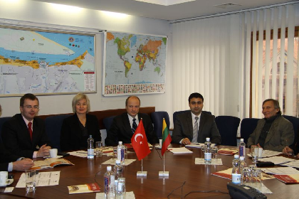 Delegation of representatives of the Ministry of Transport and Communication of Turkey and Turkey ra...