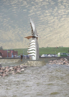 The contract agreement on construction of the monument „Albatrosas“ was signed