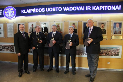 Iškilminga stendo „Klaipėdos uosto vadovai ir kapitonai“ atidengimo šventė