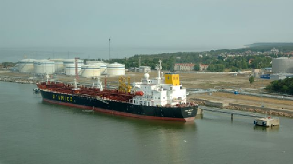 Krova Klaipėdos uoste 2010 metų sausio-vasario mėn.