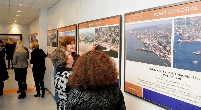 Klaipėdos uosto paroda tęsia savo kelionę sostinėje