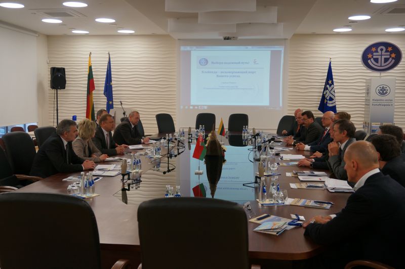 Baltarusijos ambasadoriaus vizitas Klaipėdoje
