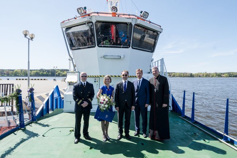 The new oil response and diving support vessel “Naras” acquired by SE Klaipeda State Sea...