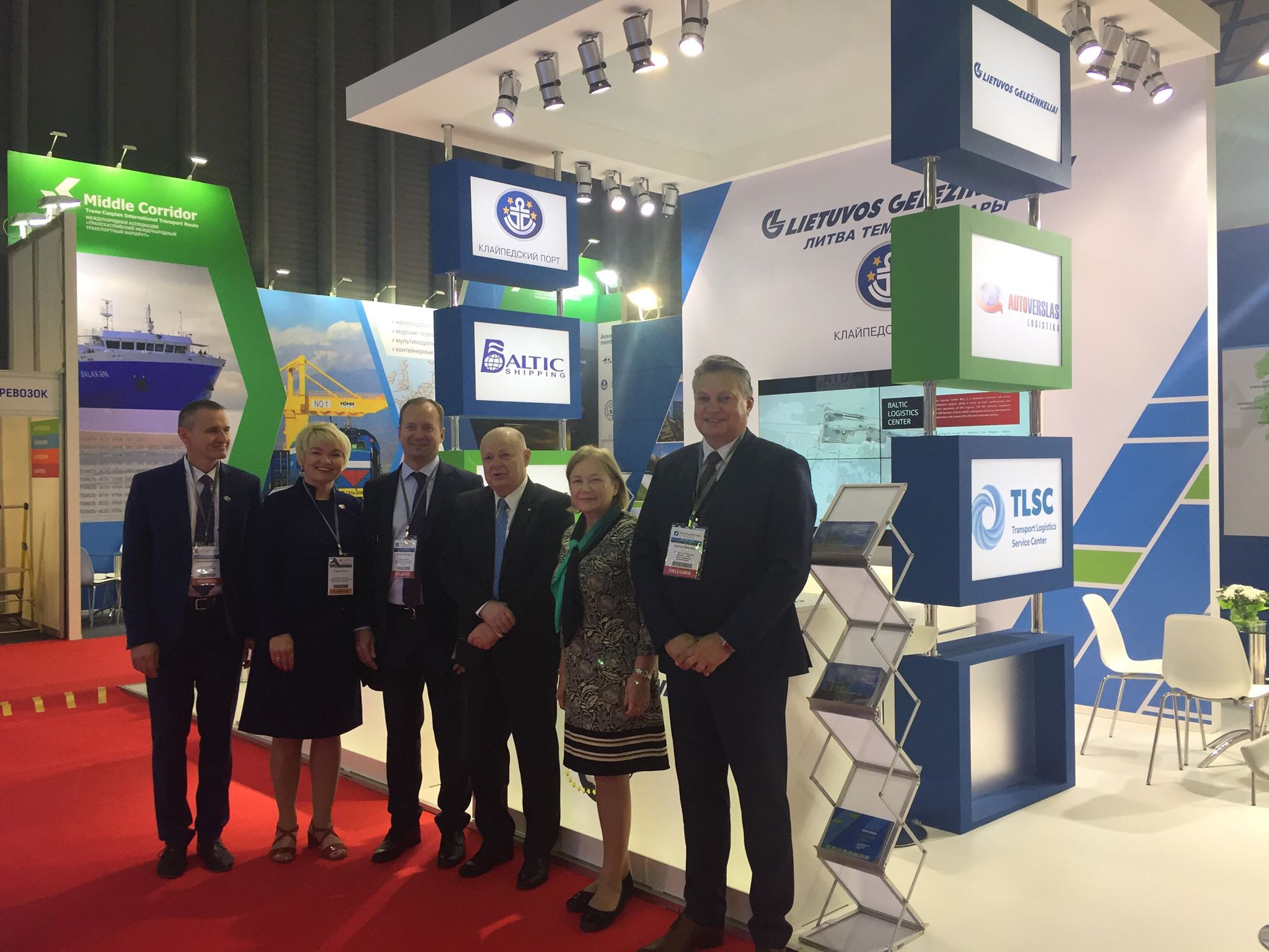 Klaipeda Seaport is represented at exhibition in Kazakhstan